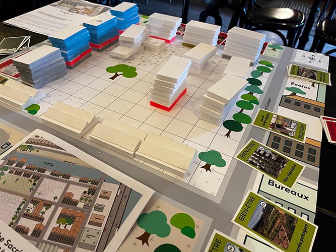 Le plateau du jeu Roche sacrée