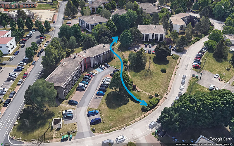 Les salariés de la zone d'activité ont besoin d'espaces piétons
