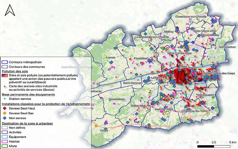 Pollution des sols dans la métropole de TMVL